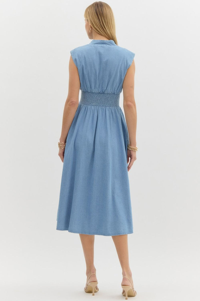 Darla Denim Midi Dress