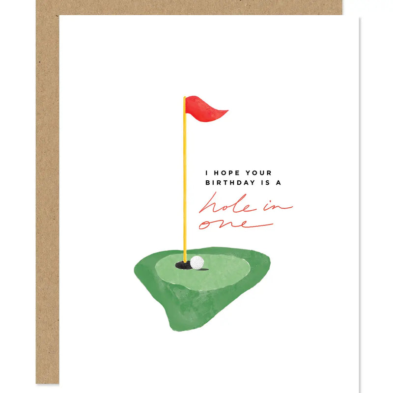 Golf Birthday Card