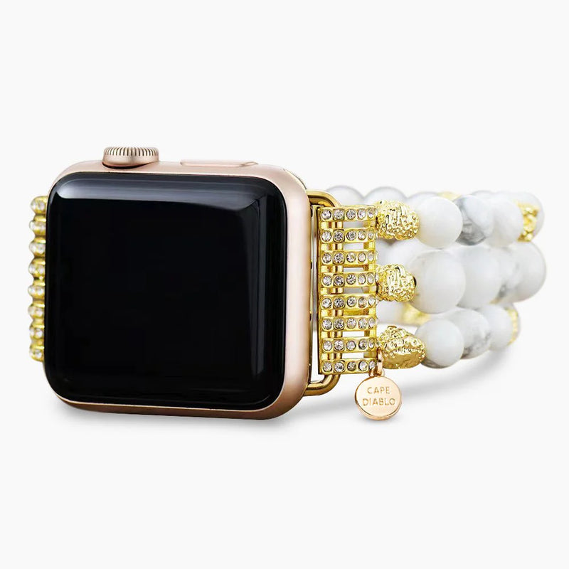 Howlite Spirit Stretch Apple Watch Strap