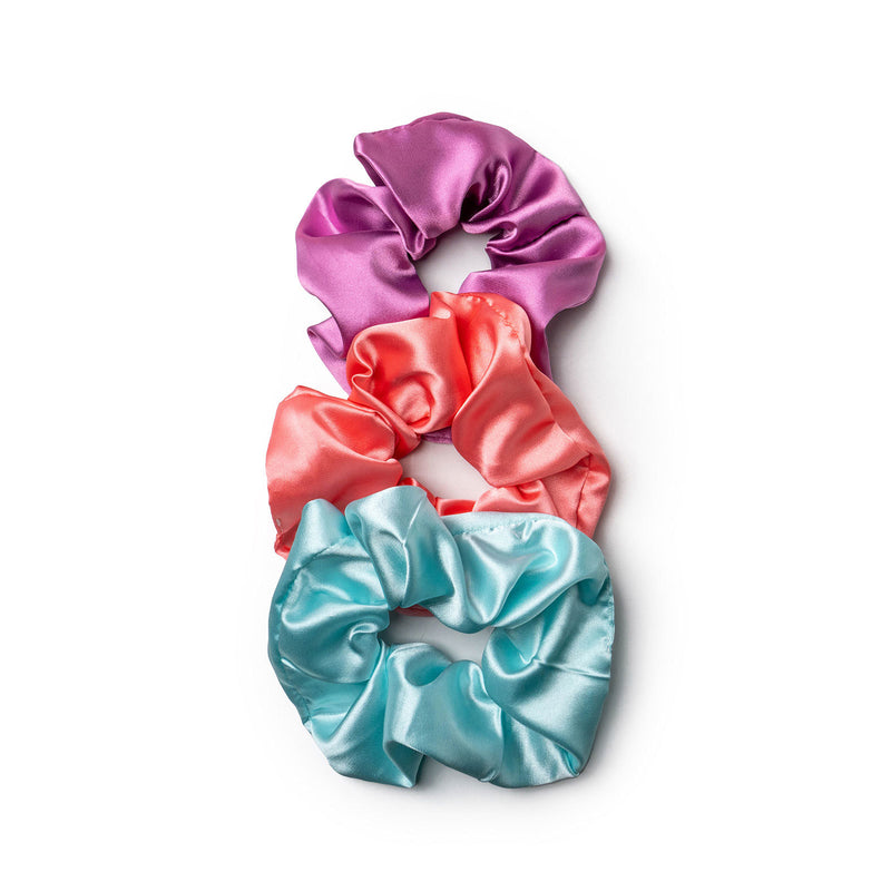 Mane Squeeze Oversized Satin Scrunchies 3-Pack