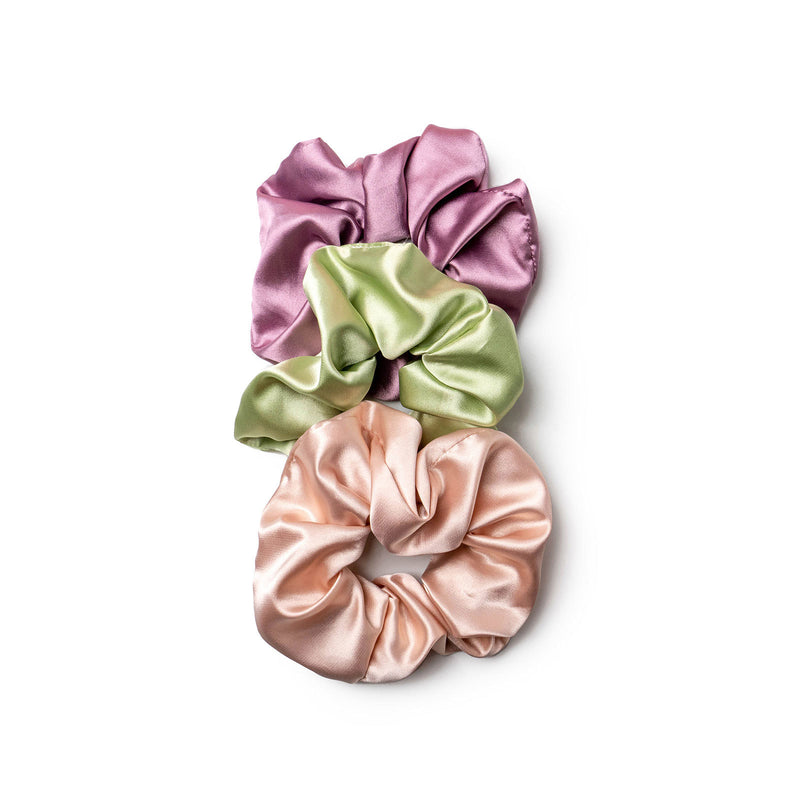 Mane Squeeze Oversized Satin Scrunchies 3-Pack