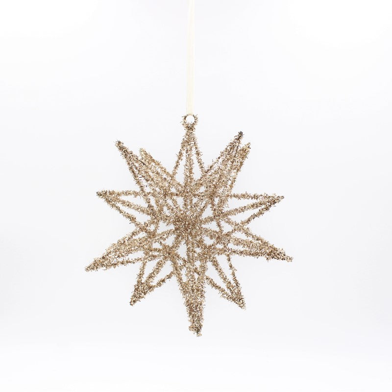 Tinsel Moravian Star