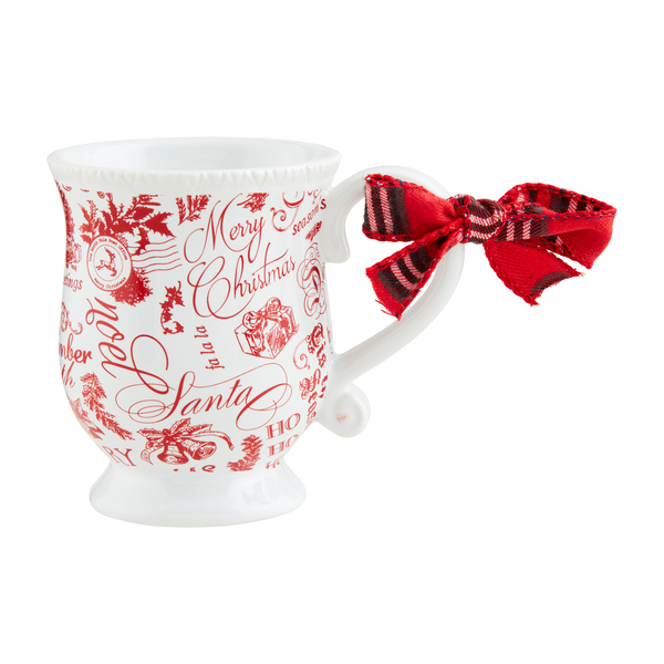 Christmas Toile Mug