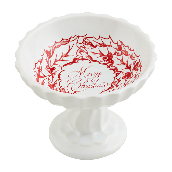 Christmas Pedestal Candy Dish