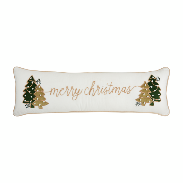 Velvet Tree Merry Christmas Pillow