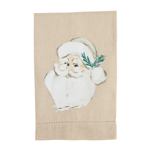 Christmas White Painted Towel