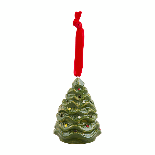 Ceramic Christmas Light Up Ornament