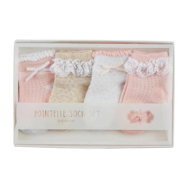 Pointelle Sock Box Set