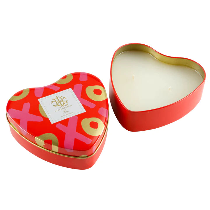 Heart Candle Tin *FINAL SALE*