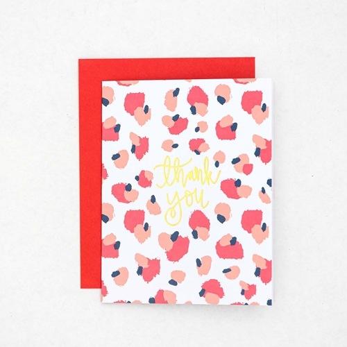 Thank You Card (Leopard)