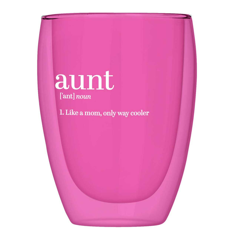 Aunt Wine Glass