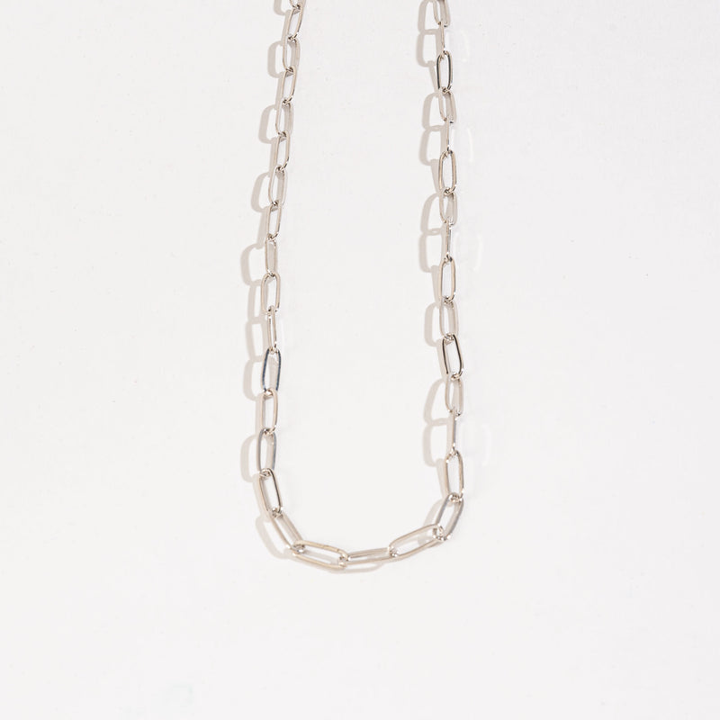 Brenin Paperclip Chain Necklace