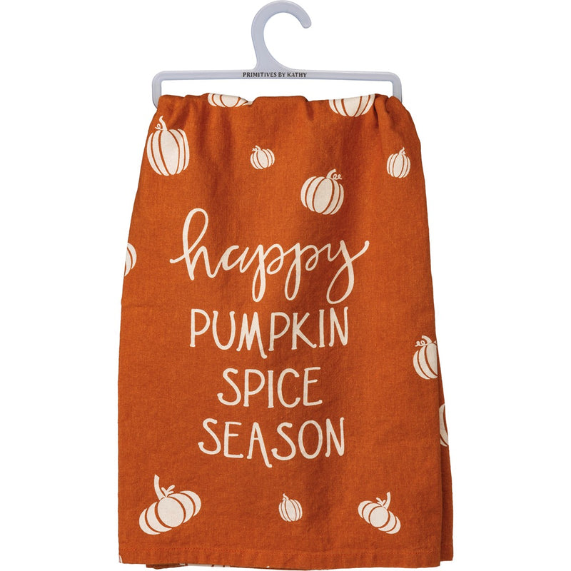 Happy Pumpkin Spice Dish Towel