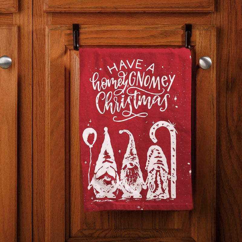 Gnomey Christmas Dish Towel