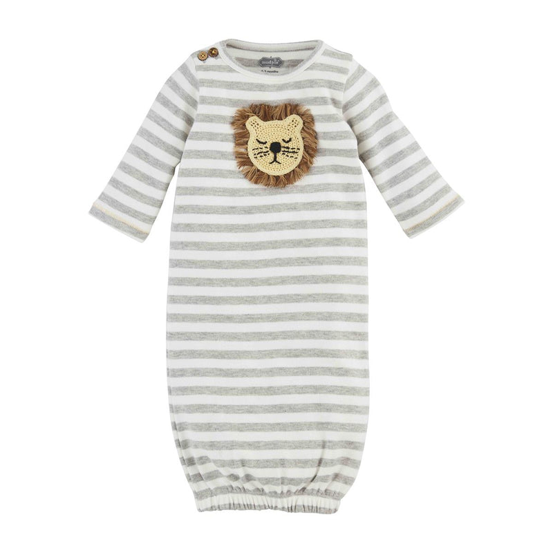 Crochet Lion Sleep Gown (0-3 M)