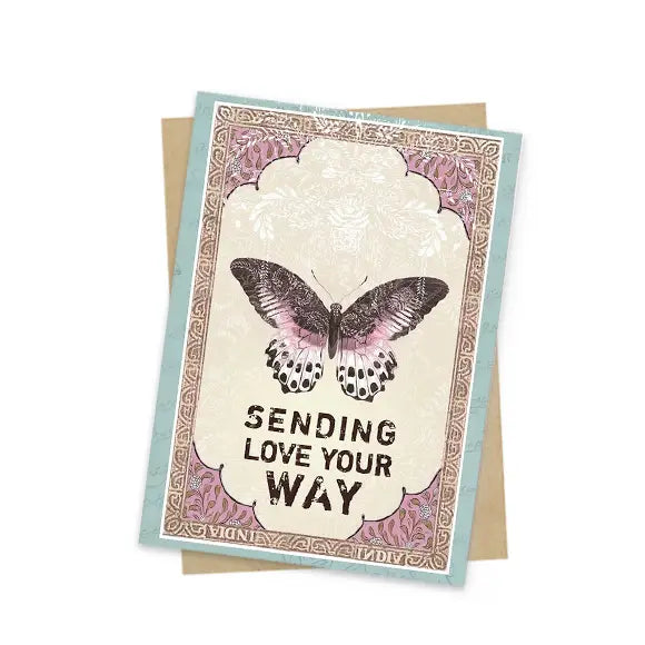 Sending Love Your Way Mini Greeting Card