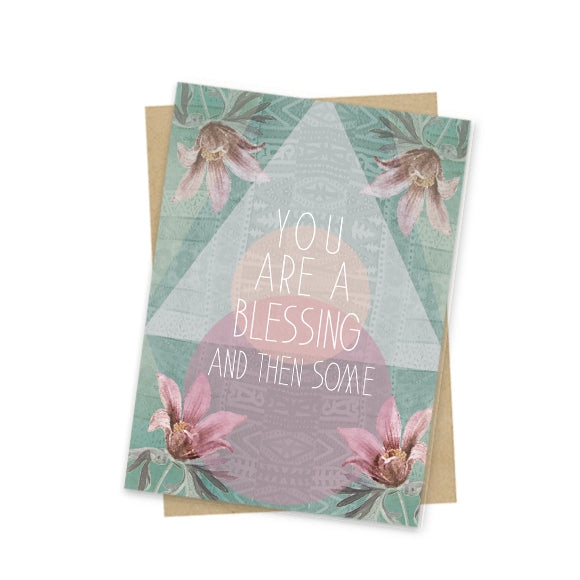 You Are A Blessing Mini Greeting Card