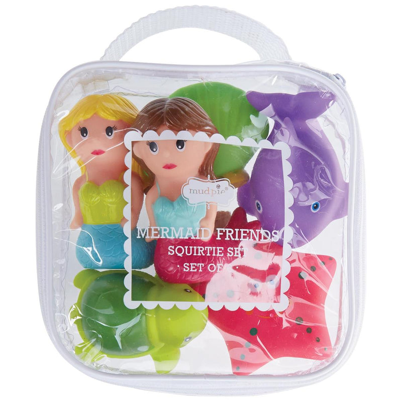 Mermaid Rubber Bath Toy Set