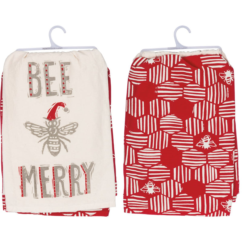 Bee Merry Dish Towel Set