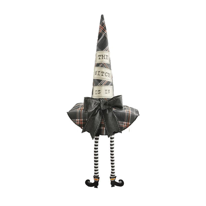 Witch Dangle Leg Hat Sitter