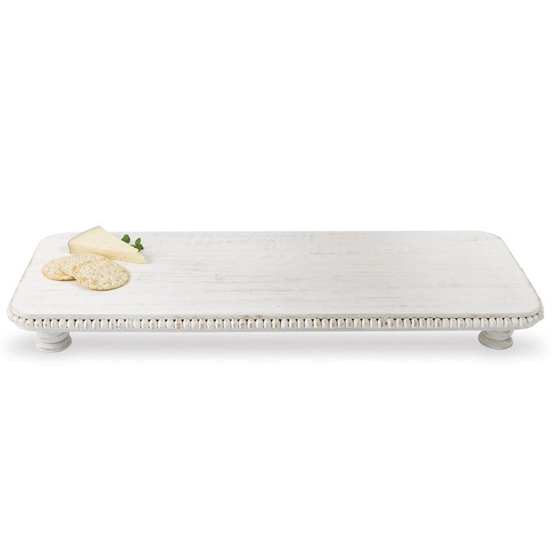 White-Washed Bread Serving Board