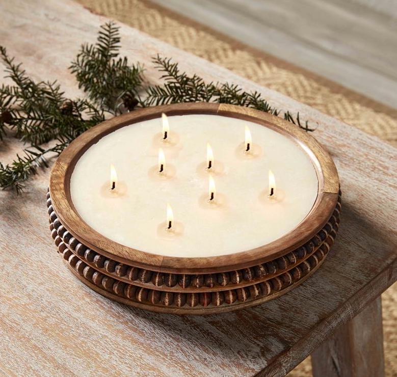 Beaded Candle
