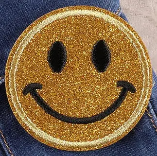 Smiley Face Patch (Shimmer)
