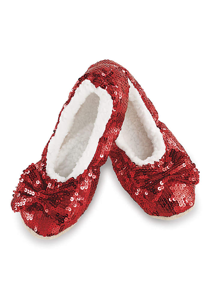 Ruby Red Sequin Slippers *FINAL SALE*