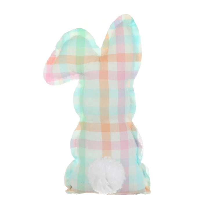 Pastel Plaid Easter Bunny Sitter