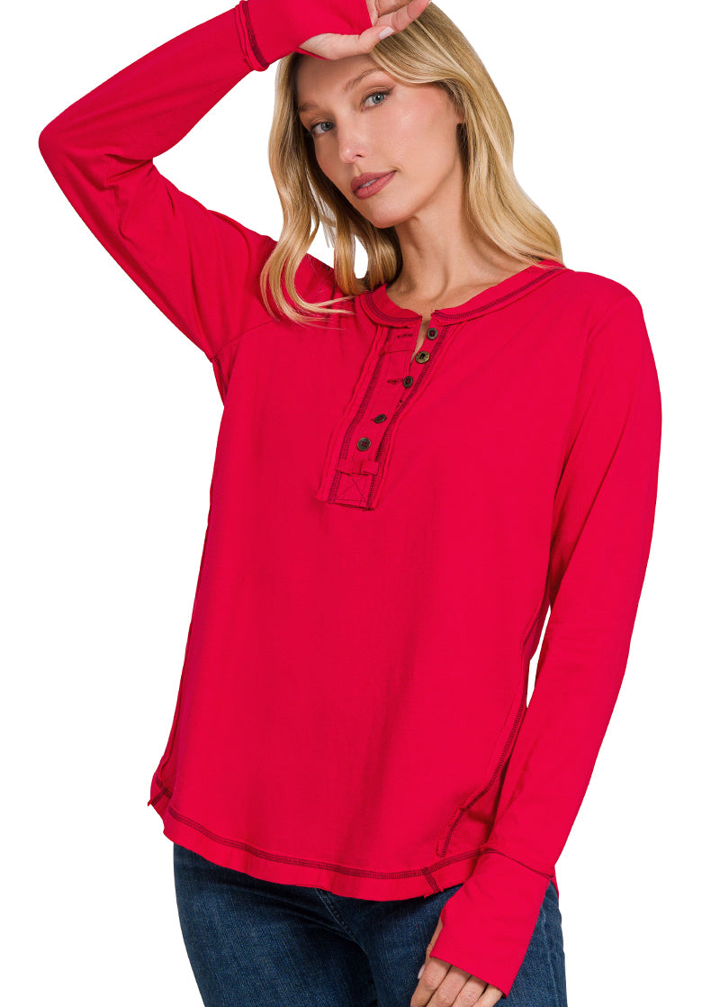 Amy Casual Long Sleeve Top