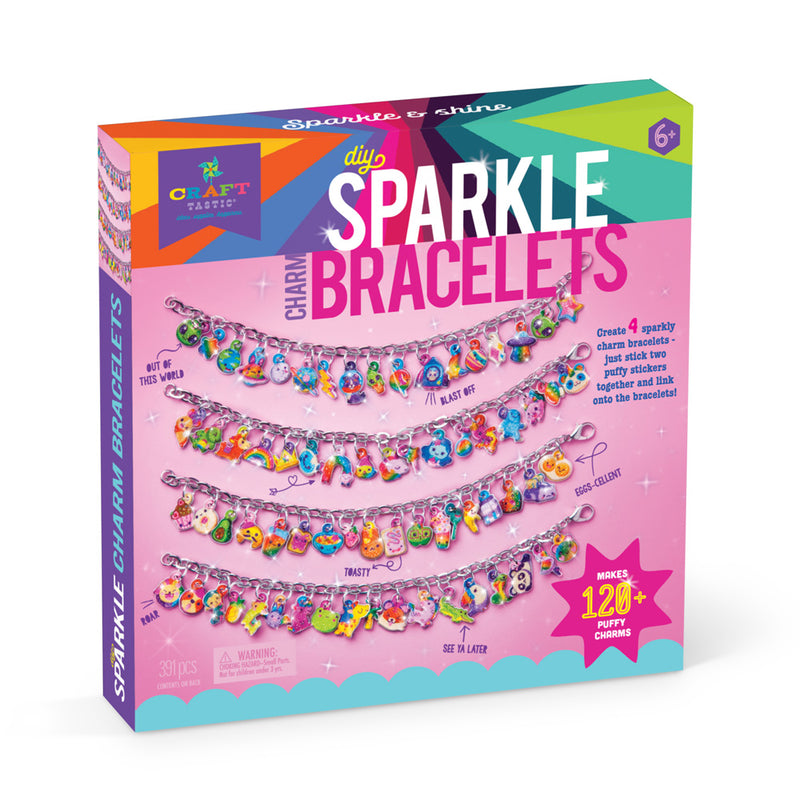 DIY Sparkle Charm Bracelet