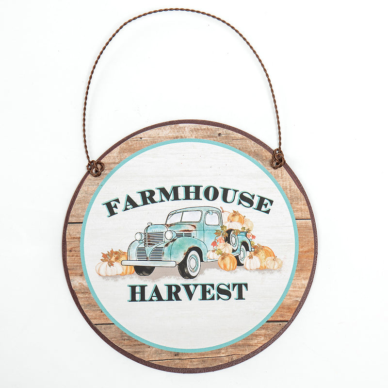 Farmhouse Harvest Hanging Sign