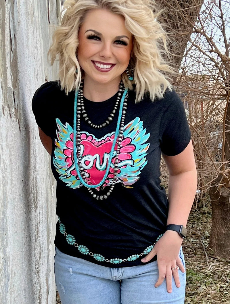 Callie Ann Stelter Love Heart Tee *FINAL SALE*