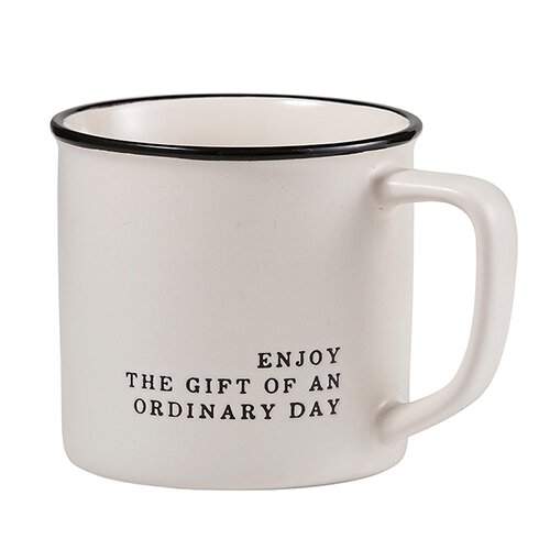 Enjoy The Gift Stoneware Mug