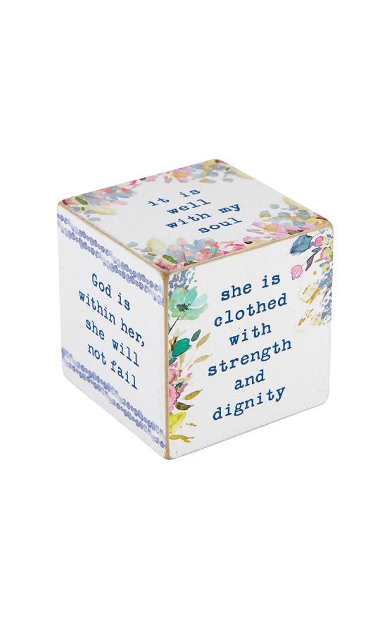All About Mom Quote Cube