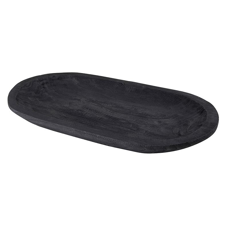 Paulownia Platter (Black)