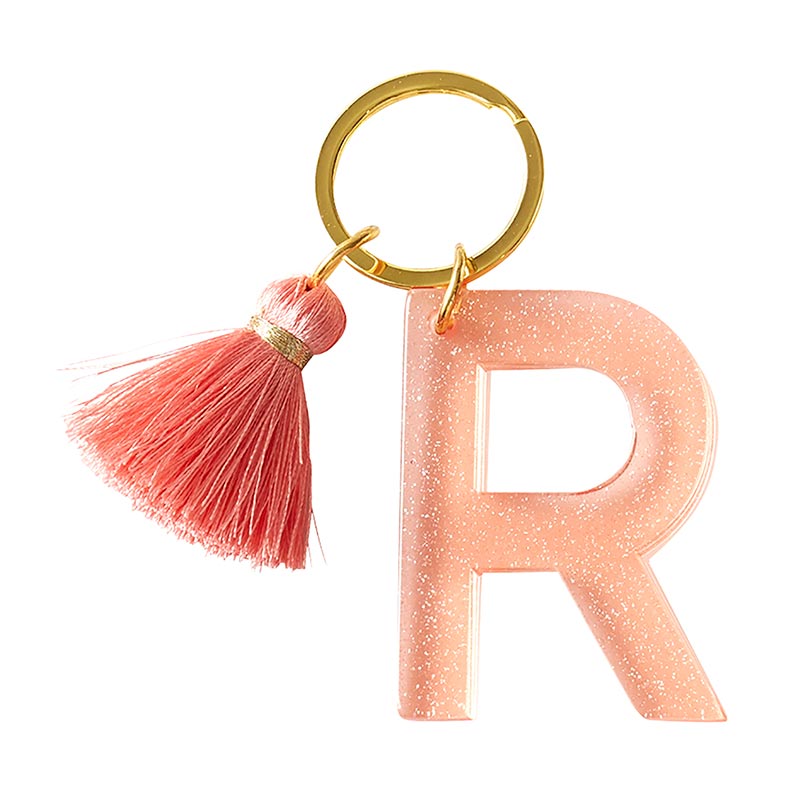 Glitter Acrylic Letter Keychain *FINAL SALE*