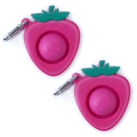 OMG Pop Fidgety Strawberry Keychain *FINAL SALE*