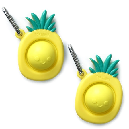 OMG Pop Fidgety Pineapple Keychain *FINAL SALE*