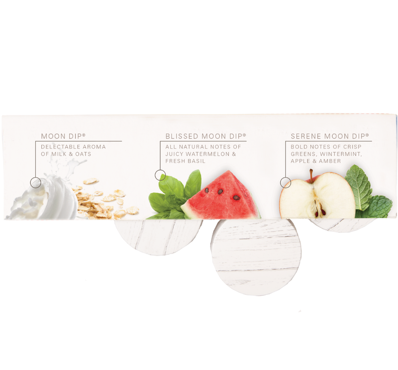Over The Moon:  Moon Dip® Body Mousse Sampler