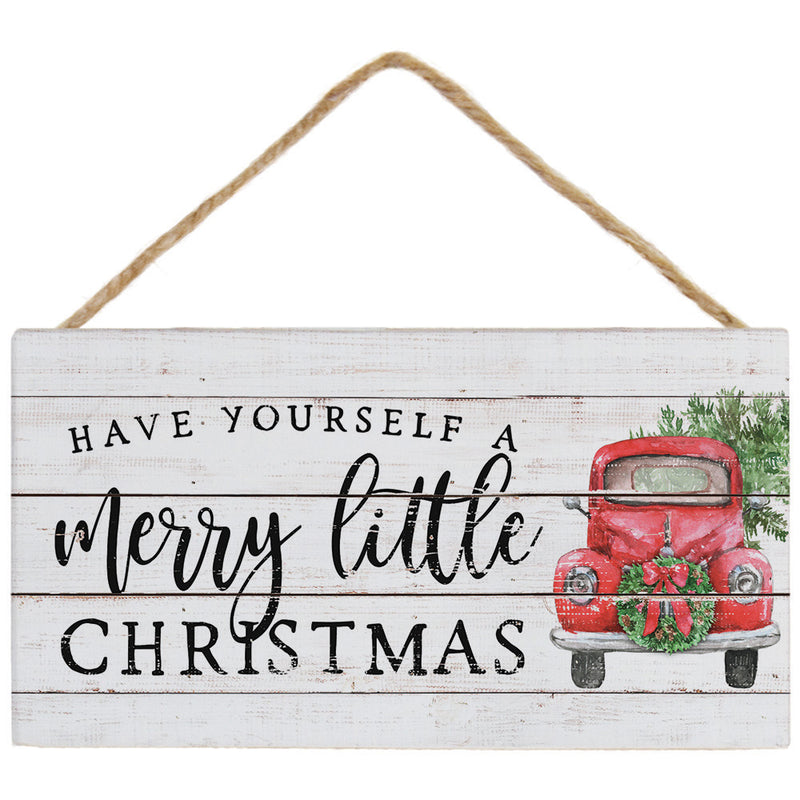 Merry Little Christmas Petite Hanging Sign