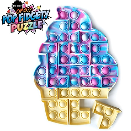 OMG Pop Fidgety Ice Cream Cone Puzzle *FINAL SALE*