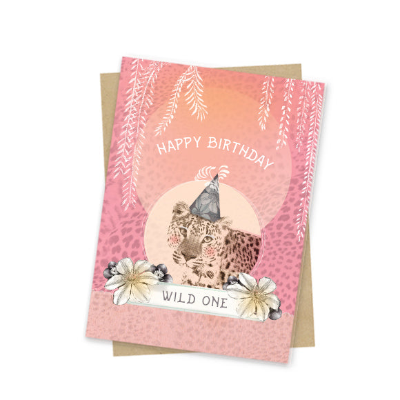 Happy Birthday (Wild One) Mini Greeting Card