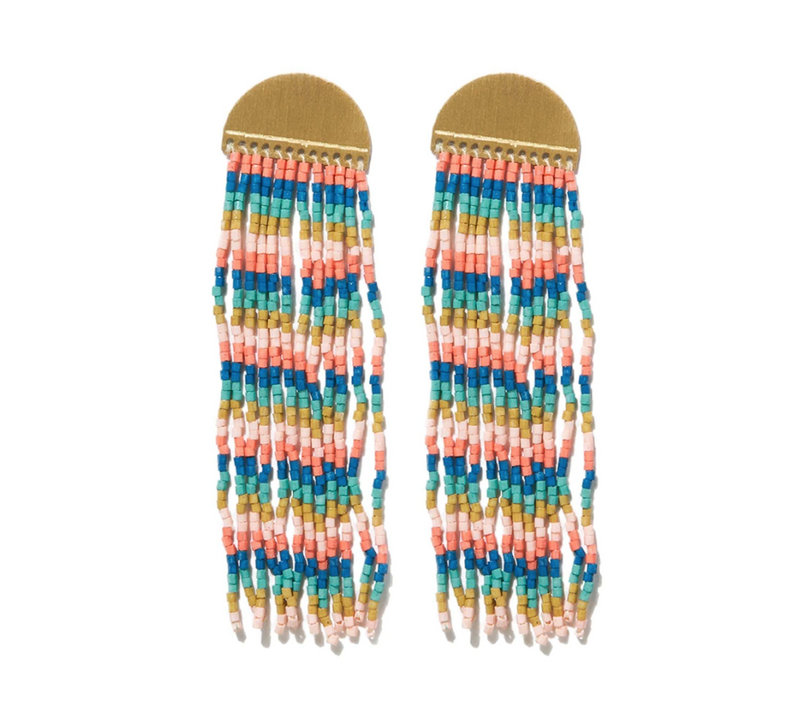 Riley Horizontal Striped Earrings