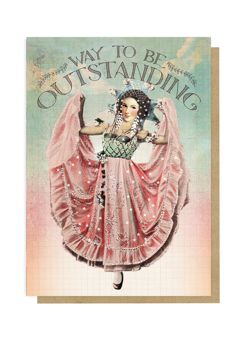 Outstanding Greeting Card