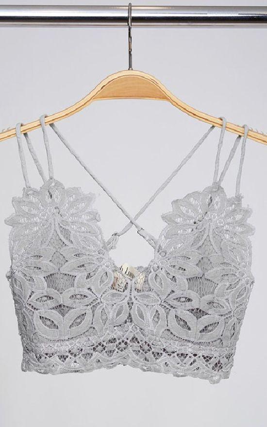 **All Over Lace Bralette-Peach Love-Sandy&