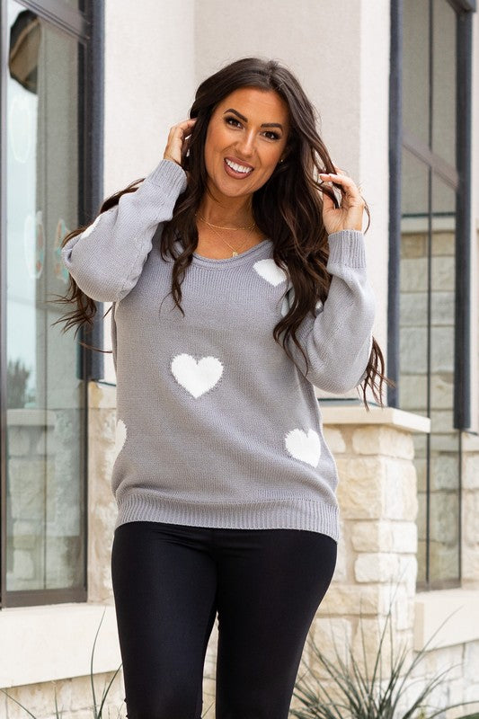 Amora Heart Sweater *FINAL SALE*