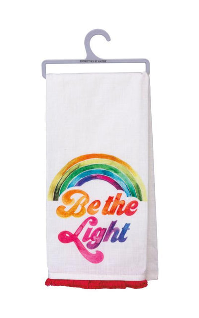Be The Light Dish Towel-Primitives By Kathy-Sandy's Secret Wednesdays Unique Boutique