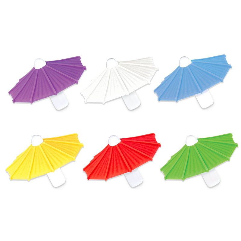 Clip & Sip Reusable Silicone Umbrella Drink Markers