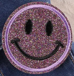 Smiley Face Patch (Shimmer)